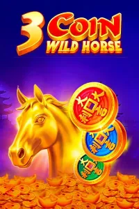 three coin wild horse - logo